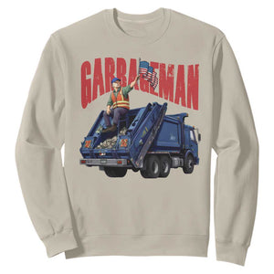 Garbageman Trump Garbage Truck 2024 Sweatshirt TS09 Sand Print Your Wear