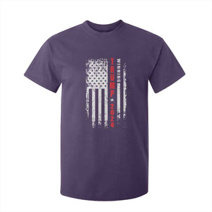 Trump 2024 T Shirt For Kid Winning US President American Flag Patriotic TS09 Purple Print Your Wear