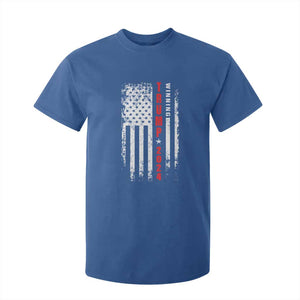 Trump 2024 T Shirt For Kid Winning US President American Flag Patriotic TS09 Royal Blue Print Your Wear