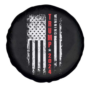 Trump 2024 Spare Tire Cover Winning US President American Flag Patriotic TS09 Print Your Wear