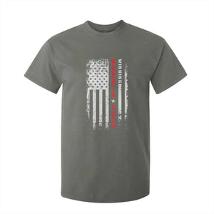 Kamala 2024 T Shirt For Kid Harris Winning US President American Flag Patriotic TS09 Military Green Print Your Wear