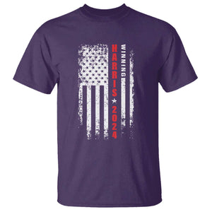 Kamala 2024 T Shirt Harris Winning US President American Flag Patriotic TS09 Purple Print Your Wear