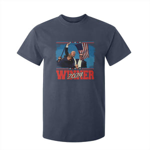 Trump 2024 T Shirt For Kid Winner US President American Patriotic TS09 Navy Print Your Wear