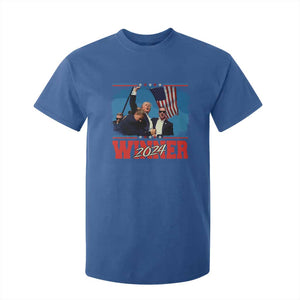 Trump 2024 T Shirt For Kid Winner US President American Patriotic TS09 Royal Blue Print Your Wear