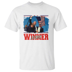 Trump 2024 T Shirt Winner US President American Patriotic TS09 White Print Your Wear