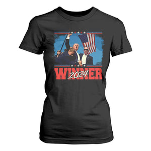 Trump 2024 T Shirt For Women Winner US President American Patriotic TS09 Black Print Your Wear