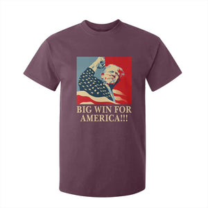 Trump Won 2024 T Shirt For Kid Big Win For America TS09 Maroon Print Your Wear