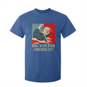 Trump Won 2024 T Shirt For Kid Big Win For America TS09 Royal Blue Print Your Wear