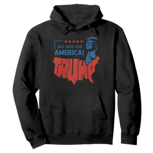 Trump Won 2024 Hoodie Big Win For America Patriotic TS09 Black Print Your Wear