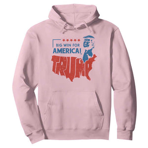 Trump Won 2024 Hoodie Big Win For America Patriotic TS09 Light Pink Print Your Wear