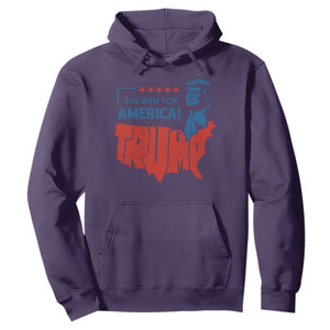 Trump Won 2024 Hoodie Big Win For America Patriotic TS09 Purple Print Your Wear