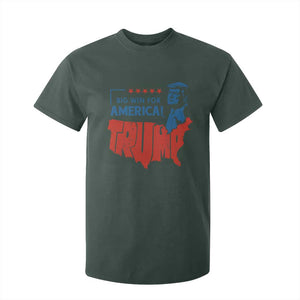 Trump Won 2024 T Shirt For Kid Big Win For America Patriotic TS09 Dark Forest Green Print Your Wear