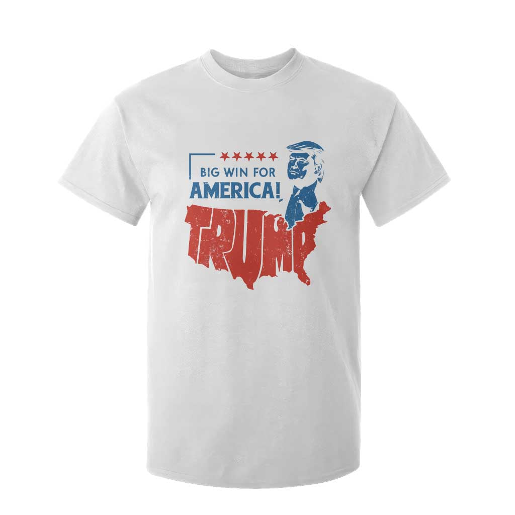 Trump Won 2024 T Shirt For Kid Big Win For America Patriotic TS09 White Print Your Wear