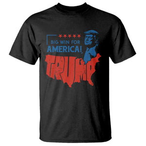 Trump Won 2024 T Shirt Big Win For America Patriotic TS09 Black Print Your Wear