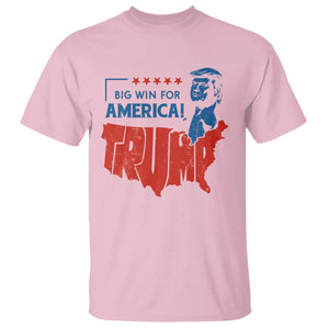 Trump Won 2024 T Shirt Big Win For America Patriotic TS09 Light Pink Print Your Wear