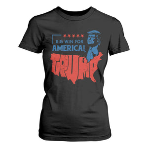 Trump Won 2024 T Shirt For Women Big Win For America Patriotic TS09 Black Print Your Wear