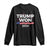 Trump Won 2024 Long Sleeve Shirt US President American Firework Patriotic TS09 Black Print Your Wear