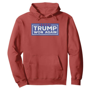 Trump Won Again 2024 Hoodie TS09 Red Print Your Wear