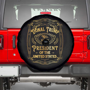 Trump 2024 Spare Tire Cover Old No.45 47 US President Whiskey TS09 Black Print Your Wear