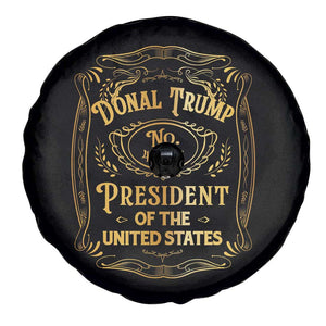 Trump 2024 Spare Tire Cover Old No.45 47 US President Whiskey TS09 Print Your Wear