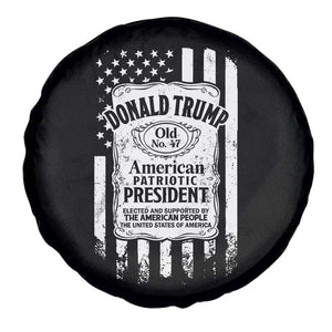 Trump 2024 Spare Tire Cover Old No.47 American Patriotic President TS09 Print Your Wear