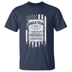 Trump 2024 T Shirt Old No.47 American Patriotic President TS09 Navy Print Your Wear