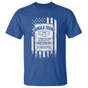 Trump 2024 T Shirt Old No.47 American Patriotic President TS09 Royal Blue Print Your Wear