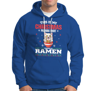 Kawaii Cat Powered By Ramen Christmas Japanese Noodle Hoodie TS09 Royal Blue Printyourwear