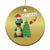 Funny Xmas Dinosaurs Extinction Christmas Ornament Is That Santa Cute Dino TS09 Print Your Wear