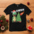 Funny Dinosaurs Extinction Santa Ugly Christmas T Shirt TS09 Black Printyourwear