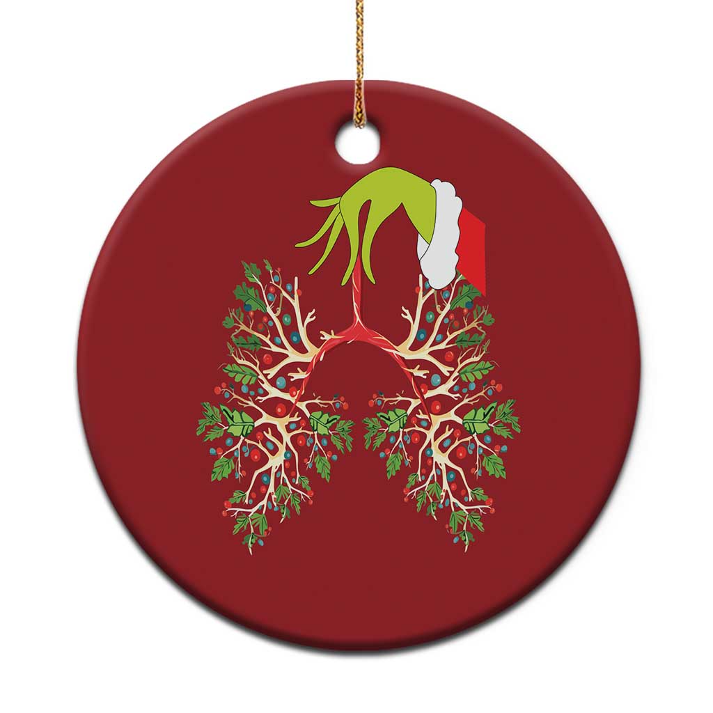 Respiratory Therapy Lung Christmas Therapist Christmas Ornament TS09 Print Your Wear