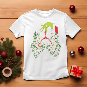 Respiratory Therapy Lung Christmas Light Therapist T Shirt TS09 White Printyourwear