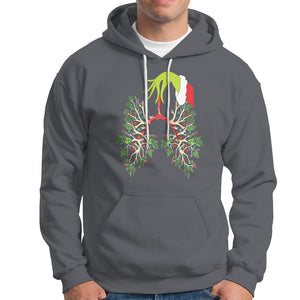 Respiratory Therapy Lung Christmas Light Therapist Hoodie TS09 Charcoal Printyourwear