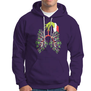 Respiratory Therapy Lung Christmas Light Therapist Hoodie TS09 Purple Printyourwear