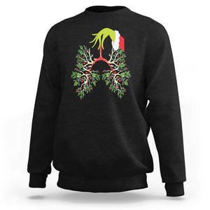 Respiratory Therapy Lung Christmas Light Therapist Sweatshirt TS09 Black Printyourwear