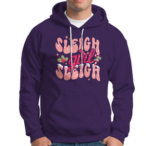 Sleigh Girl Sleigh Christmas Festive Winter Holiday Party Hoodie TS09 Purple Printyourwear