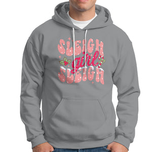 Sleigh Girl Sleigh Christmas Festive Winter Holiday Party Hoodie TS09 Sport Gray Printyourwear