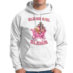 Sleigh Girl Sleigh Christmas Groovy Gingerbread Man Xmas Holidays Hoodie TS09 White Printyourwear