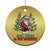 Funny Xmas Pickleball Christmas Ornament Eat Dink Be Merry Santa Pickleball Player TS09 Print Your Wear