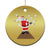 Xmas Bowling Christmas Ornament Funny Santa Playing Bowling Merry Christmas TS09 Print Your Wear