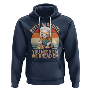 Kitty Biscuits You Need Em We Knead Em Vintage Hoodie TS09 Navy Printyourwear