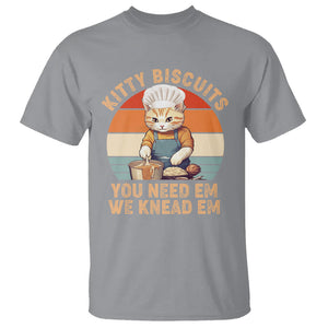 Kitty Biscuits You Need Em We Knead Em Vintage T Shirt TS09 Sport Gray Printyourwear