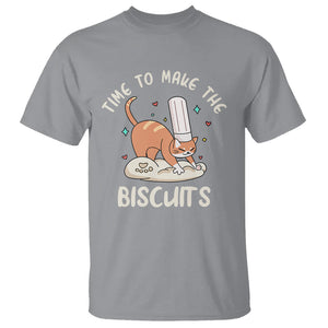 Cute Kitty Time To Make The Biscuits Cat Lover T Shirt TS09 Sport Gray Printyourwear