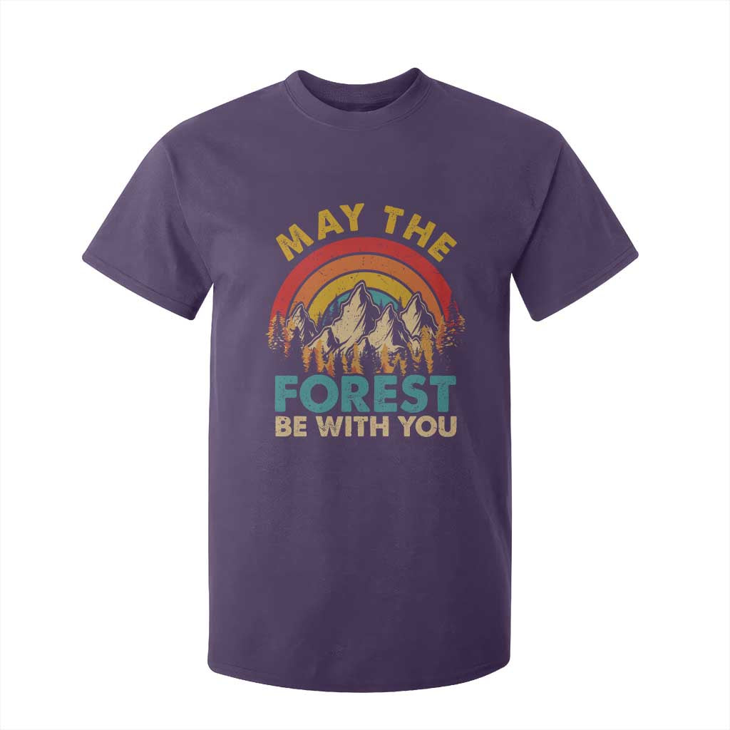 Nature Lover T Shirt For Kid May The Forest Be With You Earth Day TS09 Purple Print Your Wear