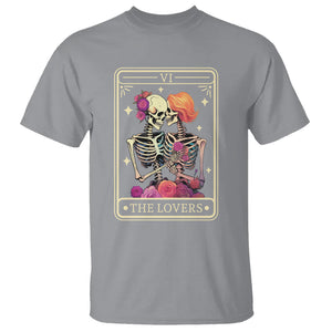 The Lovers Goth Tie Dye Kissing Lesbian Skeletons T Shirt TS09 Sport Gray Printyourwear