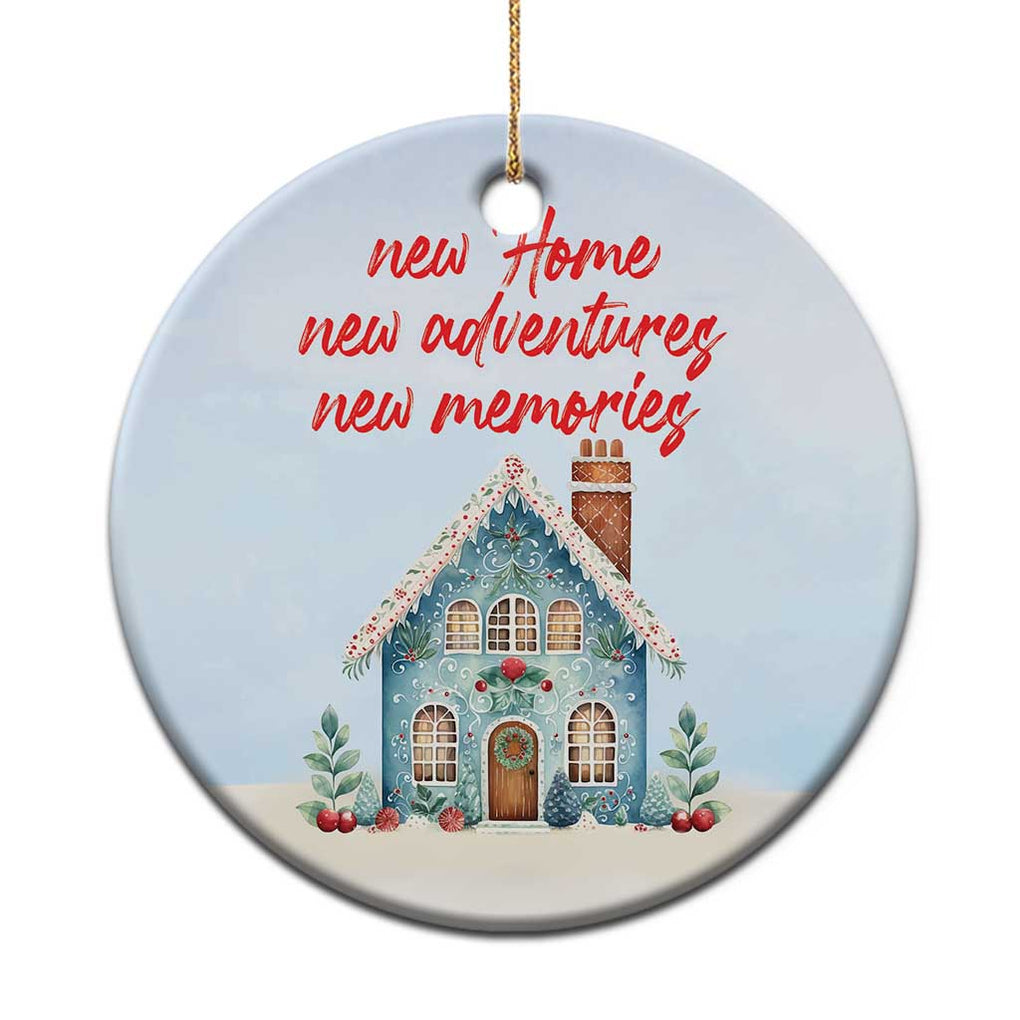 First Xmas New Home New Adventures New Memories Christmas Ornament TS09 Print Your Wear