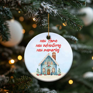 First Xmas New Home New Adventures New Memories Christmas Ornament TS09 Print Your Wear