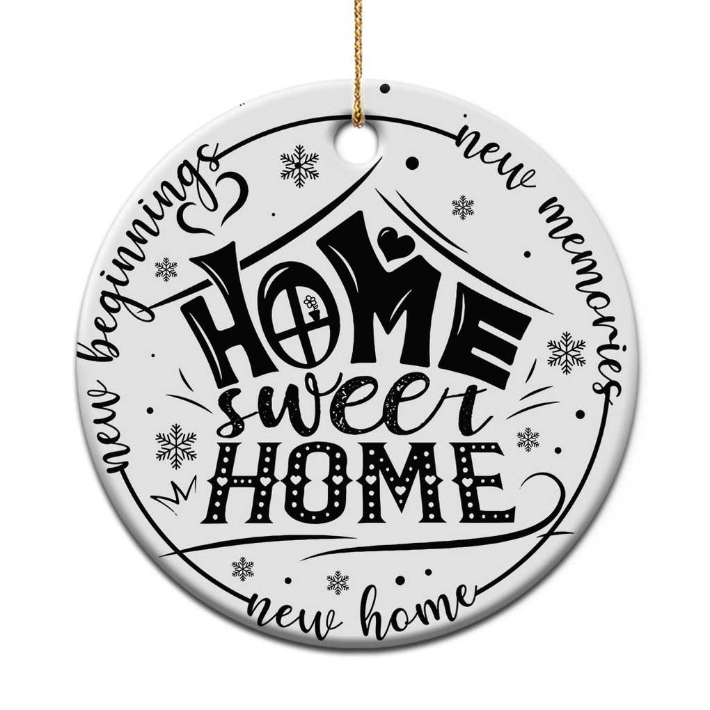 First Christmas New Home Christmas Ornament Home Sweet Home TS09 Print Your Wear