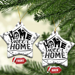 First Christmas New Home Christmas Ornament Home Sweet Home TS09 Star White Print Your Wear