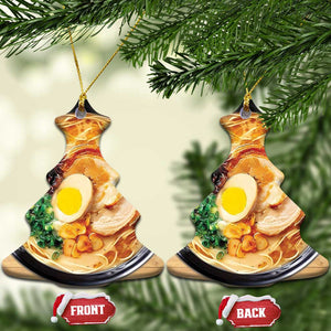 Funny Xmas Ramen Japan Food Lover Christmas Ornament TS09 Christmas Tree Ramen Print Your Wear